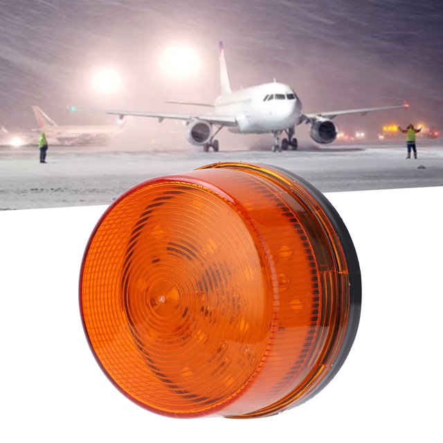 Fire Warning Flashing Light Super Visibility High Frequency Flash Corrosion Resistance LED Strobe Light for Gates Airports