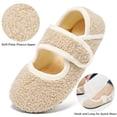 thumbnail image 3 of Ecetana Women's Fuzzy Mary Jane House Slippers with Adjustable Strap, 3 of 7