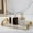 amber, variant on Serving Tray with Handles Decorative Tray for Toilet Bathroom Decoration Storage smoke grey