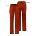thumbnail image 5 of Adar Pro Scrubs For Women - Skinny Leg Yoga Scrub Pants - P4100 - Red Ochre - 2X, 5 of 7