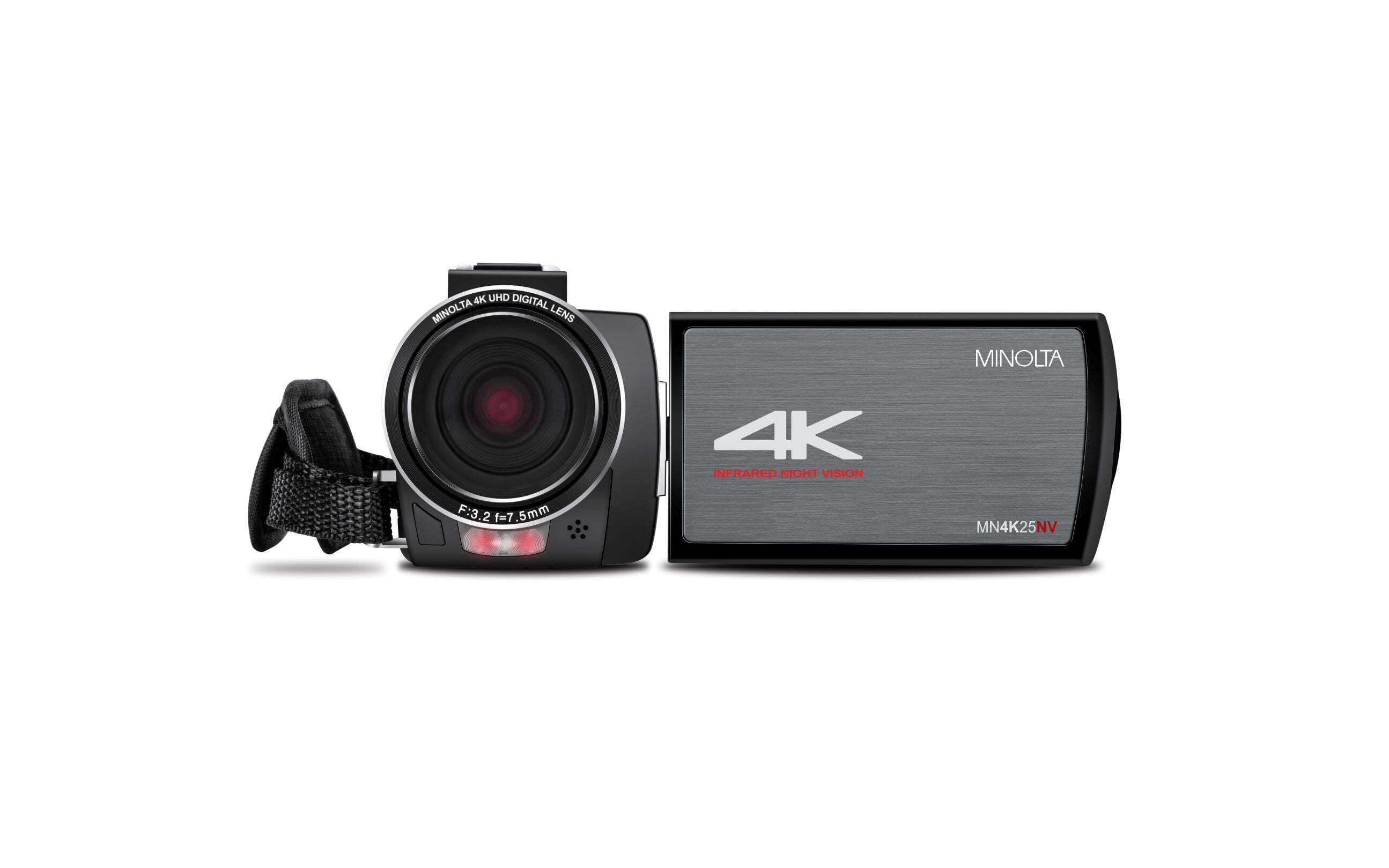 Minolta MN4K25NV 4K Ultra HD 30 MP Night Vision Camcorder (Black)