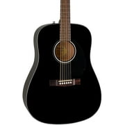 Fender CD -60S Dreadnought Acoustic Guitar - Black Finish Dreadnought Guitar Black Right Handed