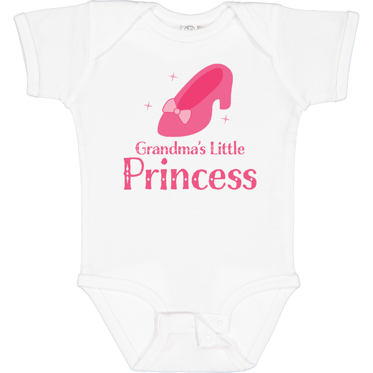 Inktastic Grandma's Little Princess Girls Baby Bodysuit