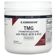 Kirkman Labs TMG (Trimethylglycine) with Folic Acid & B12 Powder, 8 oz (227 g)