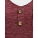 thumbnail image 4 of Camiseta Acanalada Tamaño Plus Rosegal Mangas largas de talla grande, 4 of 5