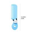 thumbnail image 3 of Mini Hair Comb under $5! CQCYD Mini Hair Comb for Kids, Cute Round Bristle Comb for Sensitive Scalp, Portable Travel Comb for Purse Car Backpack, Soft Grooming Styling Tool, 3 of 3
