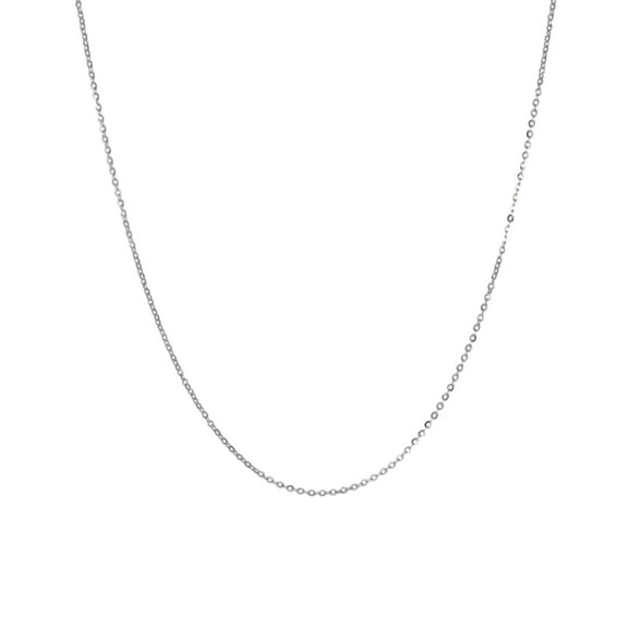 Designice 1MM Thin Silver Necklace for Women,S925 Sterling Silver Necklace for Women,Fashion Silver Jewelry Chain Necklace,16-Inch