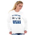 thumbnail image 4 of US Air Force Fly Fight Win USAF Sweatshirt for Men or Women Brisco Brands X, 4 of 6