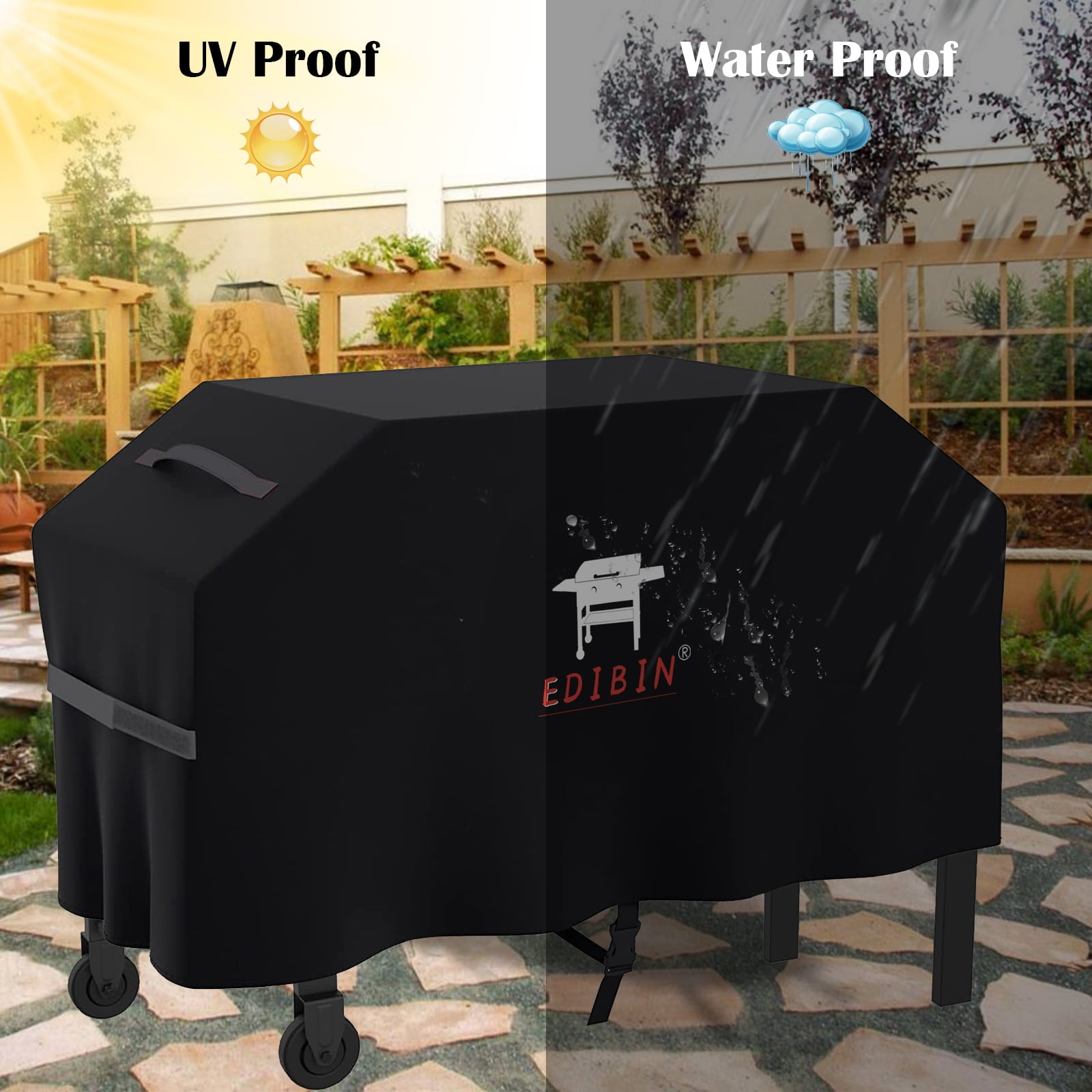 36 Inch Griddle Cover for Blackstone 1554 36” Omnivore Griddle with Hard Cover, Heavy Duty Waterproof 36” Griddle Cover for Blackstone 2177 Griddle
