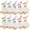 12 Goose, variant on MorisMos 31 Pieces Adopt Farm Animal with 10 Barn Boxes, 10 Plush Farm Animals, 10 Adoption Cards & 1 Sign