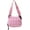 Pink, variant on Quilted Puffer Belt Bag Fanny Waist Packs Small Crossbody Bag with Adjustable Strap for Traveling Hiking Black