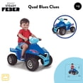 thumbnail image 3 of Moto Eléctrica Feber Quad Racy Pistas De Blue, 3 of 3