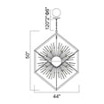 thumbnail image 2 of CWI Lighting Starburst 20 Light Contemporary Metal Chandelier in Black, 2 of 8