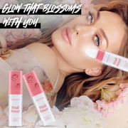 Profusion Cosmetics Petal Perfect Shimmer Highlighter Powder, Smudge-Proof Luminizer for Face & Body, Instant Glow Highlight Stick, White Gold