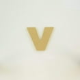 thumbnail image 1 of Package of 1, 16 Inch X 3/4" Thickness MDF Letter v in The Arial Font, Thick, Lower Case for Art & Craft Project, Made in USA, 1 of 3