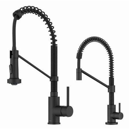Kraus Kpf-1610-Ff-104 Bolden 1.8 GPM Single Hole Pull Down Kitchen Faucet And Water Filter