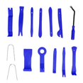 thumbnail image 1 of 14Pcs Auto Removal Tool Trim Pry Repair Set Kit for Car Door Panel o Instrument DeskBlue, 1 of 4