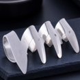 thumbnail image 1 of QUMIIRITY 8Ud Púas Metálicas Para Guitarra Con Ergonómico Plata Para E, 1 of 8
