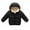 Black, variant on Kids Boy Girl Outwear Coat Winter Warm Hooded Puffer Lightweight Water-Resistant Packable Puffer Jacket Coat