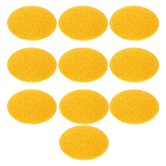 KAJNBN Crafting Buttons 10Pcs for Clothing and Handmade Projects in Yellow