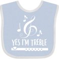 thumbnail image 3 of Inktastic Funny Flute Music Quote Boys or Girls Baby Bib, 3 of 4