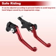 thumbnail image 5 of Unique Bargains Motorcycle Short Brake Clutch Levers for Honda CRF250L Rally Motorbike Handlebar Brake Lever for Honda CRF300L Rally Aluminum Alloy Red 1Pair, 5 of 7