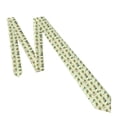 thumbnail image 4 of Naloa Avocado for Exercise Print Solid Color Tie Formal Necktie for Men，Suitable for business, daily life, work, 4 of 5