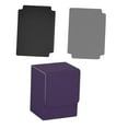 thumbnail image 2 of Caja para Baraja de Cartas Sharpla 2 Divisores Cuero PU Resistente al Agua 3,1x3x4 Pulgadas Púrpura, 2 of 8