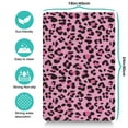 thumbnail image 5 of Dog Food Mat with Glitter Leopard Print, Absorbent Waterproof Pet Feeding Mat, Non-Slip, Quick Dry, Easy Clean Mat Featuring Fashionable Animal Spots and Texture, 5 of 7