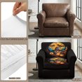 thumbnail image 6 of Chririnla Halloween Owl Pumpkin Armchair Chair Covers, 2-Piece Anti Dust Spandex Sofa Couch Slipcover, Washable Stretch for Pet and Kid for Living Room, 6 of 8