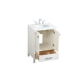thumbnail image 5 of Elegant Kitchen and Bath 24 inch Single bathroom vanity in white, 5 of 5