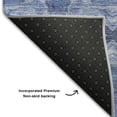thumbnail image 3 of Addison Rugs Mayfield Washable Transitional Panel Denim Rectangle Rug, 1'8" x 2'6", 3 of 5