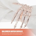 thumbnail image 2 of Shisuyan Napkin Holder Rings Napkin Rings Rose Gold Ferroalloy 6Set 2.6x2.2x1.8in, 2 of 8