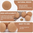 thumbnail image 4 of 4Pcs Wine Cork Ball Wooden Cork 2inch Ball Stopper Reusable Ball Stopper Wine Bottle Plug Stoppers for Wine Decanter Carafe Bottle Replacement for DIY Round, 4 of 6