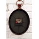 thumbnail image 5 of Reloj de pared rojo de 12 pulgadas Diseño retro europeo Reloj de pared antiguo de forma ovalada Reloj de pared artesanal retro Adecuado para áreas públicas en la sala de estar Cocina Espacio de ofici JAMW Sencillez, 5 of 5