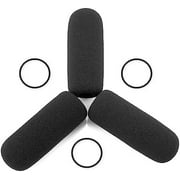 for David Clark M7A Mic Cover, M-4 / M-7 / H10 / H20 /DC PRO-X2 / PRO-2 / DC ONE-X ENC Headset Aviation Microphone Replacement Pop Filter Protector, 3pack Windscreen