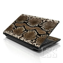 LSS 15 15.6 inch Laptop Notebook Skin Sticker Cover Art Decal For Hp Dell Lenovo Apple Asus Acer Fits 13.3" 14" 15.6" 16" with 2 Wrist Pads Free - Snake Print