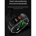 thumbnail image 2 of Fitness Bracelet Blood Pressure Measurement Pedometer Smart Band Heart Rate Monitor Waterproof Health Tracker Watch A, 2 of 5