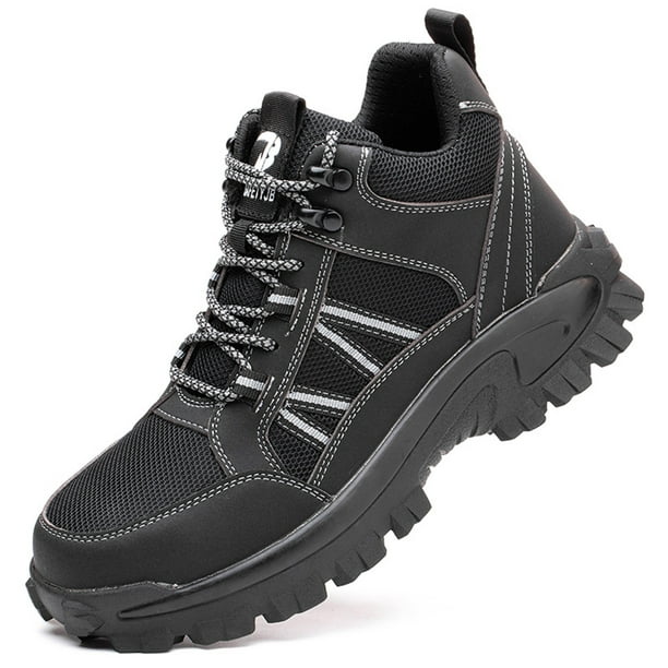 TIMIFIS Steel Toe Shoes for Men Waterproof Slip Resistant Work