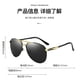 thumbnail image 3 of Gafas de sol polarizadas ZefeiWu espejo de sapo clásico anti-ultravioleta negro 8722, 3 of 3