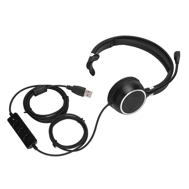 Centro De Llamadas Servicio Montado En La Cabeza Auricular Computadora Oficina Auricular Usb Drive-By-Wire Monstrate EL007078-00