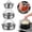 A,B,C, variant on Medium Stainless Steel Steamer Basket with Drain Holes, Vegetable Steamer Colander for Pressure Cooker, 18x18x8.2cm