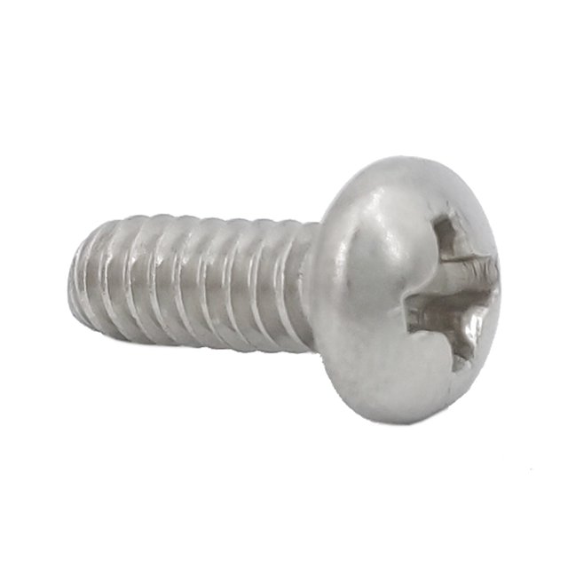 FixtureDisplays® 6-32*3/8" Stainless Pan Head Machine Screws, Full Thread, Phillips Drive, Stainless Steel 18-8, Machine Thread 312105