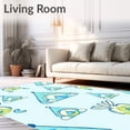 thumbnail image 2 of ODIKA 6'x9' Machine Washable Non-Slip Area Rug, Mystical Hideaway Narrative Fanciful Retreat Playground High Traffic Rug, Blue, 683204, 2 of 7