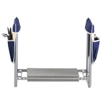 2-in-1 Folding Garden Kneeler and Stool with 11" EVA Pad, Heavy Duty Bench for Gardening