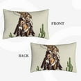 thumbnail image 2 of Daiia Vintage Cowboy Riding Horse Bedding Waterproof Pillow Protector Zippered Queen – Bed Bug Proof Pillow Encasement-16"x24", 2 of 6