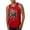 Red, variant on Dean Russo Some Angels Dog Lover Mens Graphic Tank Top, Forest Green, X-Large
