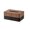 Black, variant on Creative Rectangular Living Room Napkin Facial Dispenser Leather Magnetic Desktop Tissue Box
