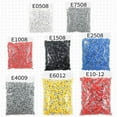 thumbnail image 2 of 1000PCS Tubular Crimp Terminals Electrical Wire Cable Ferrules Connectors E0508 E7508 E1008 E1508 E2508 E4009 E6012 Ring Sleeve, 2 of 6