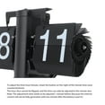 thumbnail image 4 of Horloge à Piles à Clapet, Acier Inoxydable, Horloge Rétro Numérique Réglable Facile à Lire, Design Minimaliste pour la Déco et la Collection, 4 of 8